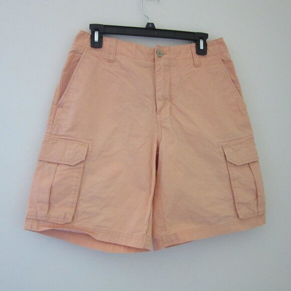 Coral Orange Cotton Vineyard Vines Cargo Shorts Men's 30 - Picture 1 of 7